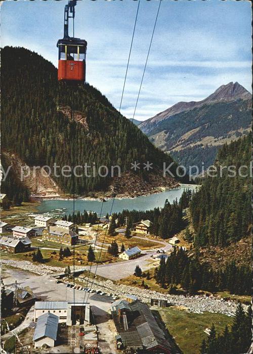 Stubachtal Tirol Enzingerboden mit Seilbahn zum Weiss Se