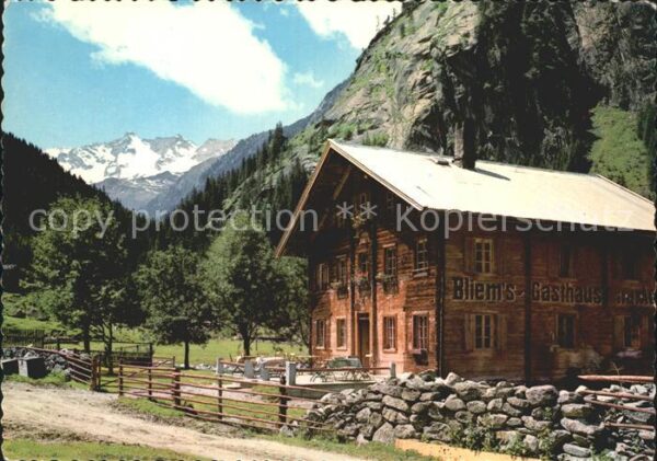 Mayrhofen Zillertal Alpengasthaus In der Au mit Stangenspit