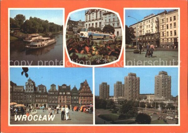 Wroclaw Przystan pasazerska Zeglugi Autokar Fre