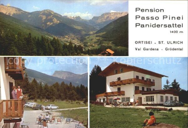 Ortisei St Ulrich Pension Restaurant Panidersattel Passo