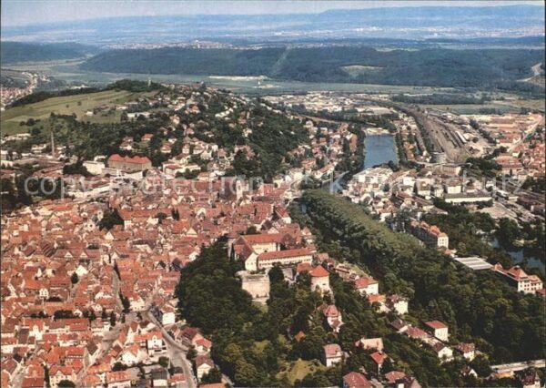 Tuebingen mit Schloss und Altstadt Österberg und