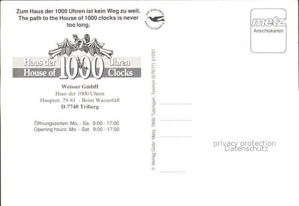 Triberg Schwarzwald Haus der 1000 Uhren – Bild 2