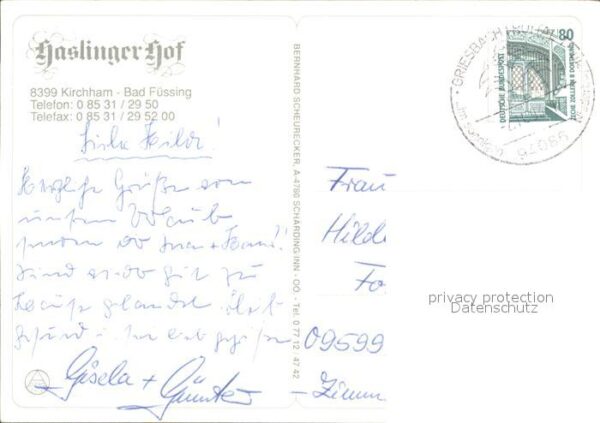 Bad Fuessing Haslingerhof Gastraum Zimmer Weiher – Bild 2