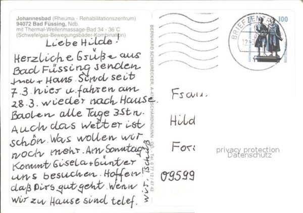 Bad Fuessing Johannesbad Schwefelgas Bewegungsbäder – Bild 2