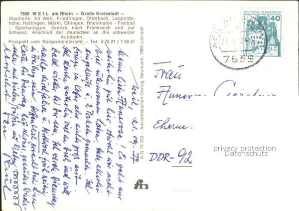 Weil am Rhein mit Lörrach und Wiesental Fliegeraufnah – Bild 2