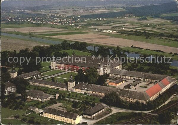 Corvey Schloss und ehem Reichsabtei Fliegerauf