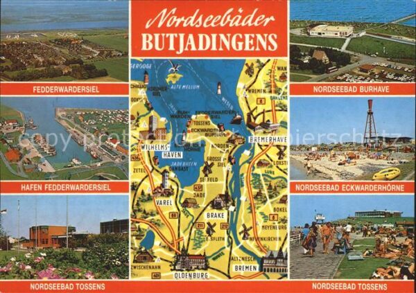 Butjadingen Nordseebäder Fedderwardersiel Burhave E