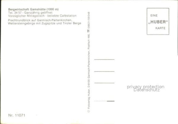 Garmisch-Partenkirchen Bergwirtschaft Gamshütte – Bild 2