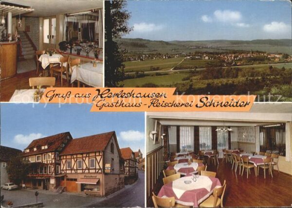 Herleshausen Panorama Gasthaus Schneider Gaststube