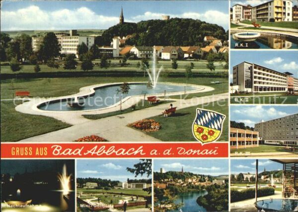 Bad Abbach Kurpark Rheumaklinik I bis III Minigolf