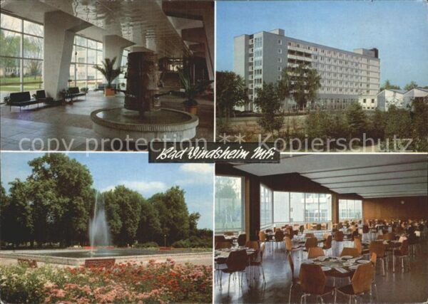 Bad Windsheim Sanatorium Frankenland Wandelhalle Kurp