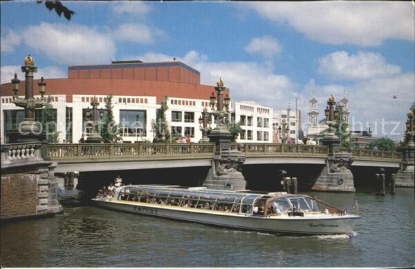 Amsterdam Niederlande Stadthaus Oper Ausflugsschiff