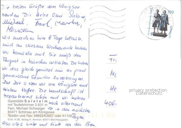 Koenigssee Gaststätte Saletalm Seepanorama Enten W – Bild 2