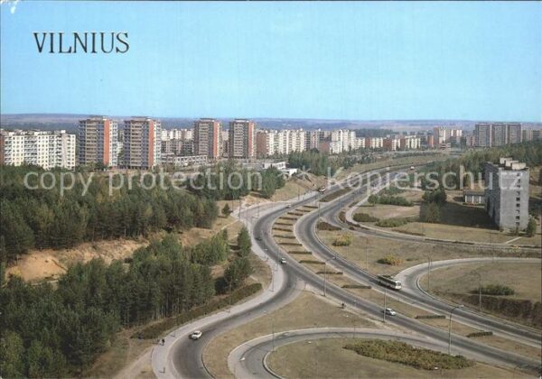 Vilnius Karoliniskes a new city district Air vi