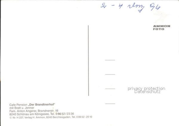 Schoenau Koenigssee Cafe Pension Der Brandtnerhof – Bild 2