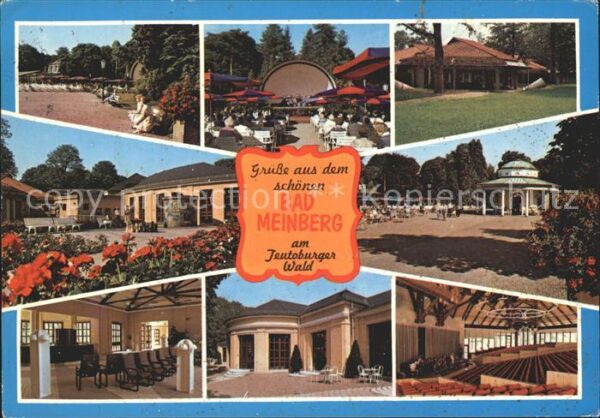 Bad Meinberg Kuranlage Kurpark Musikpavillon Teilans