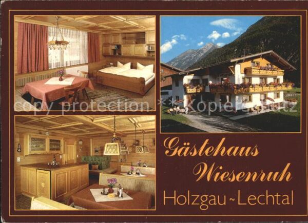 Holzgau Gästehaus Wiesenruh Zimmer Gaststube