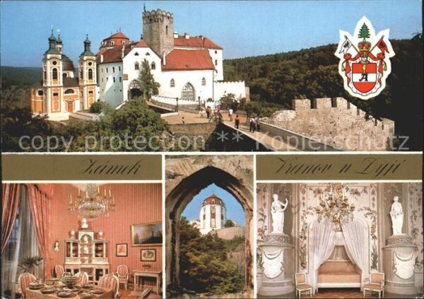 Vranov nad Dyji Zamek Vstupni pruceli zamku Jidelna Sal