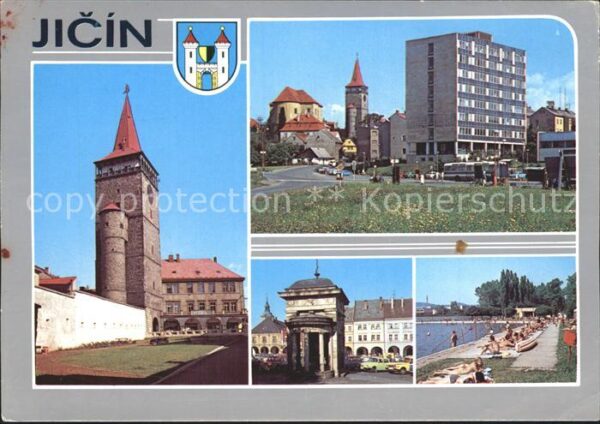 Jicin Okresni mesto a letovisko na rece Cidli