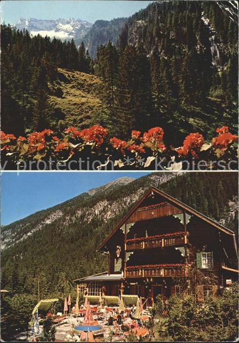 Prossau Alpengasthaus Prossau mit Tischlerkarsp