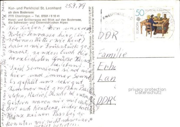 Ueberlingen Bodensee Kur und Parkhotel St Leonhard Grillterr – Bild 2
