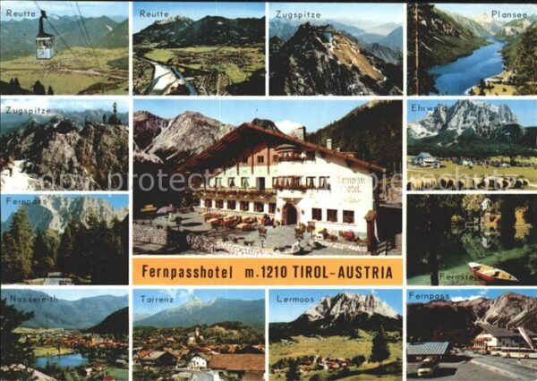 Tirol Region Reutte Schwebebahn Zugspitze Plansee Eh