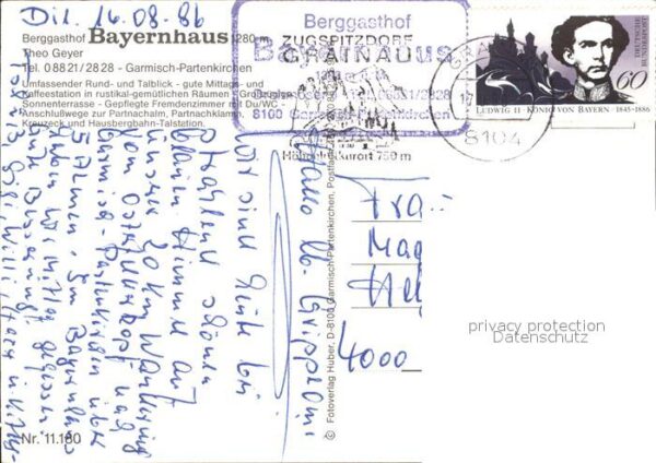 Garmisch-Partenkirchen Berggasthof Bayernhaus Terrasse – Bild 2