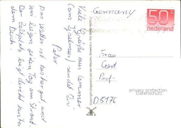 Lemmer Grachten Teilansichten Kirche – Bild 2