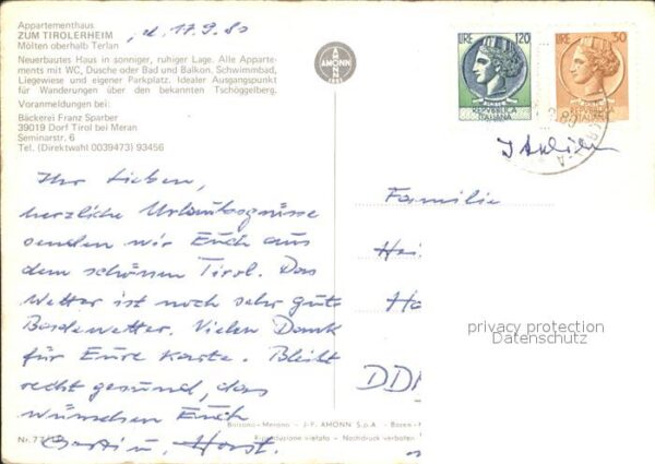 Moelten Suedtirol Appartementhaus Zum Tirolerheim – Bild 2
