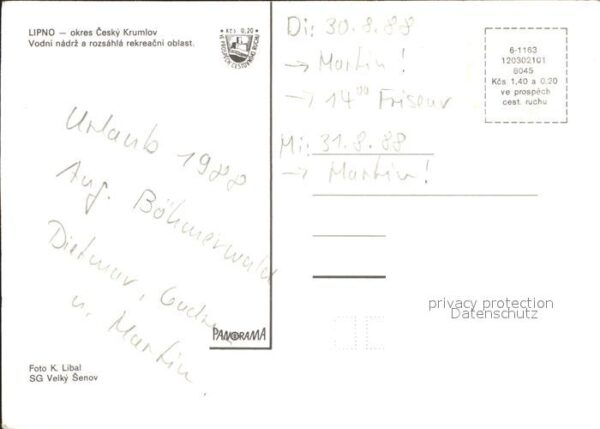 Lipno Okres Cesky Krumlov Vodni nadrz a rozsa – Bild 2