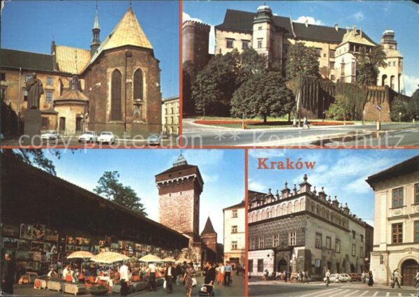 Krakow Krakau Plac Wiosny Ludow Zamek Krolewski na Wa