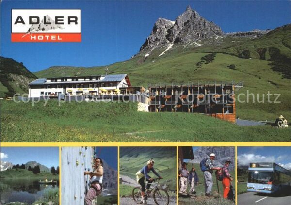 Warth Vorarlberg Hotel Adler See Kletterwand Mountainbik