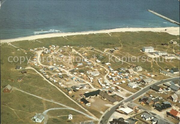 Daenemark Campingpladsen Strandgarden Fliegeraufn