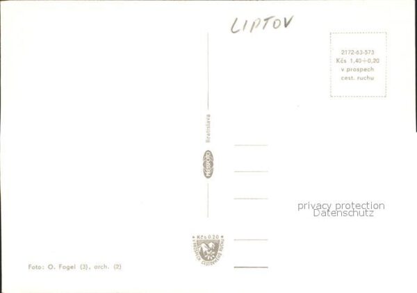 Liptov Liptau Schloss Panorama Trachtengruppe Turm – Bild 2
