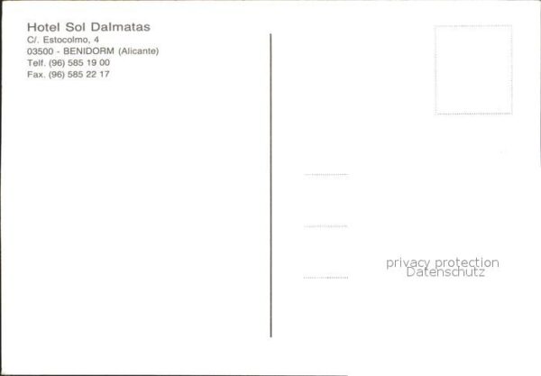 Benidorm Hotel Sol Dalmatas – Bild 2
