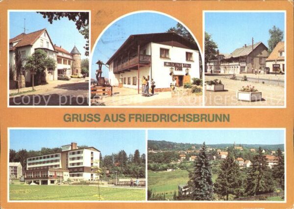 Friedrichsbrunn Harz HO Gaststätte Brockenblick Klobenberg B