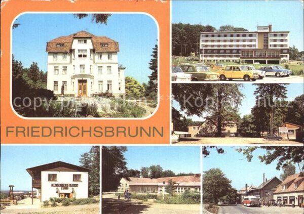 Friedrichsbrunn Harz Sanatorium Ernst Thälmann FDGB Bettenha