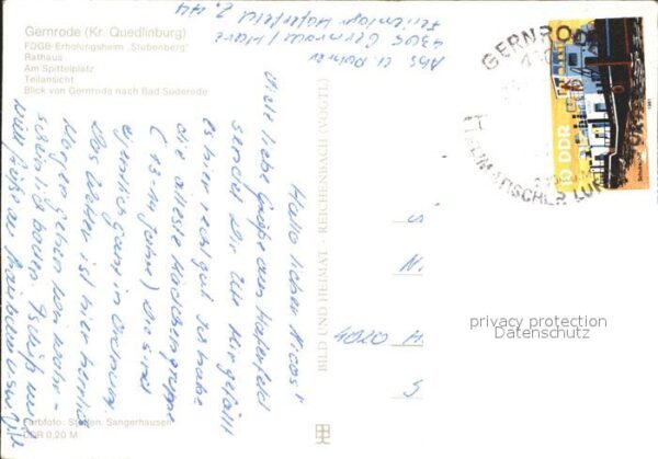 Gernrode Harz FDGB Heim Stubenberg Rathaus Am Spittel – Bild 2