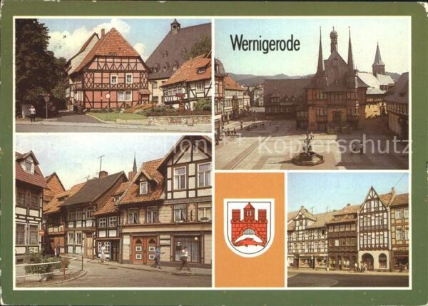 Wernigerode Harz Klintgasse Rathaus Markt Kleinstes Haus