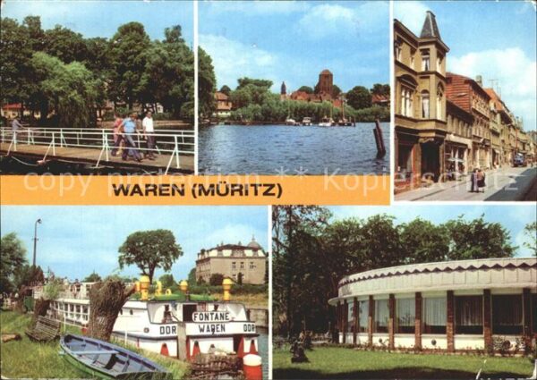 Waren Mueritz Kietzbrücke Altstadt Lange Strasse MS F