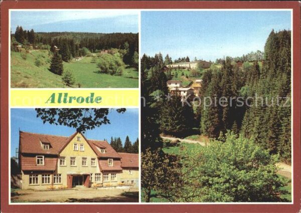 Allrode Bungalowsiedlung Luppbodemühle Mühlberg