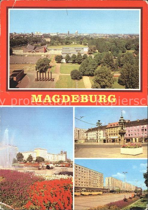 Magdeburg Kulturpark Rotehorn Wilhelm Pieck Allee
