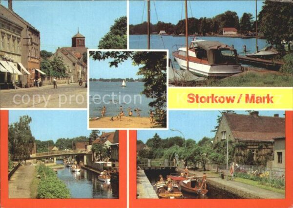Storkow Mark Altstadt Am Storkower See Am Kanal Schl