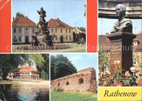 Rathenow Denkmal des Kurfürsten Duncker Denkmal