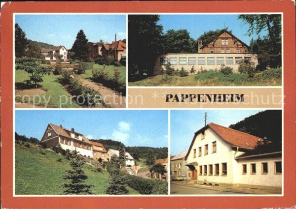 Pappenheim Thueringen Parkanlage Ausflugsgaststätte Fuchsbau