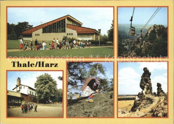 Thale Harz Bergstation Schwebebahn Hexentanzplatz