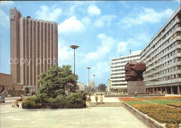 Karl-Marx-Stadt Karl Marx Alle mit Interhotel Kongress