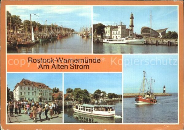 Rostock-Warnemuende Alter Strom Techn Denkmal FDGB Erholung