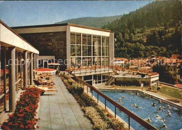 Wildbad Schwarzwald Thermal Bewegungsbad mit Freibad und Li