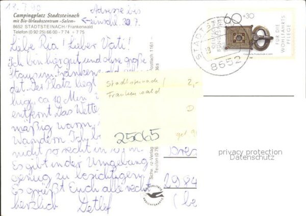 Stadtsteinach Campingplatz mit Bio Urlaubszentrum Sal – Bild 2